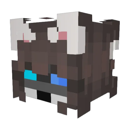 spookyimprial Minecraft avatar head, 3D render