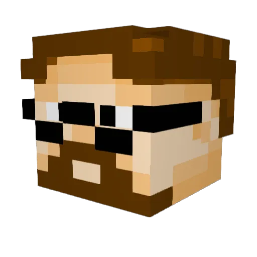 spookylamp8 Minecraft avatar head, 3D render