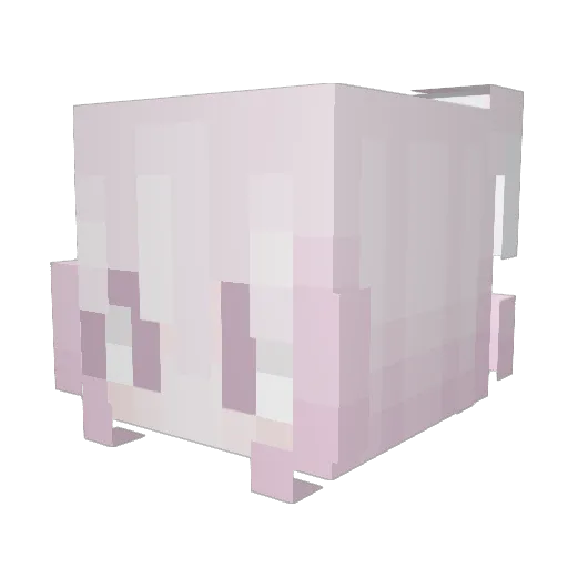 spookysile Minecraft avatar head, 3D render