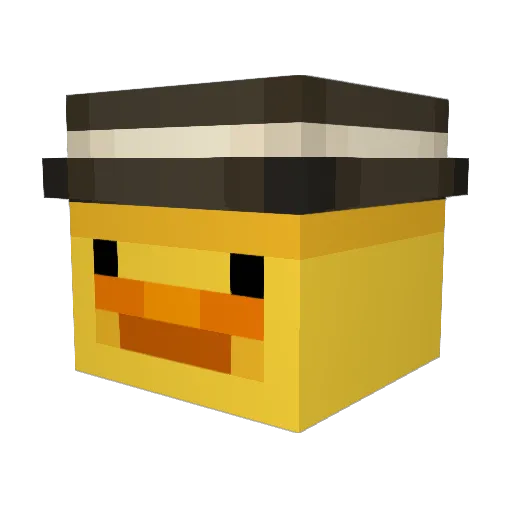 spoon135 Minecraft avatar head, 3D render