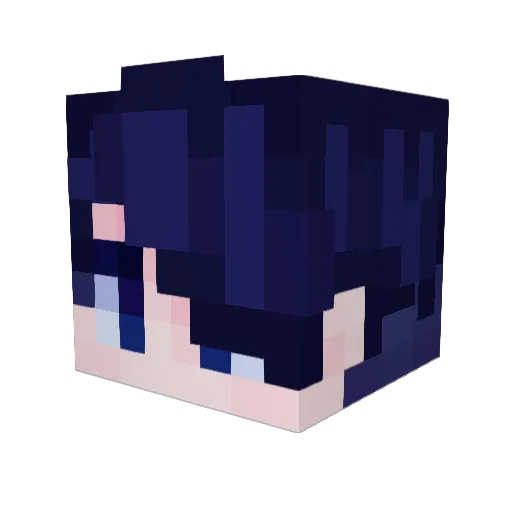 spoonbaby Minecraft avatar head, 3D render