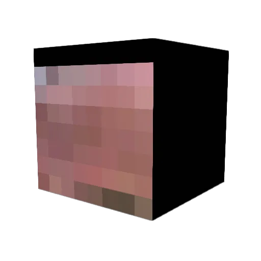spoonboi747 Minecraft avatar head, 3D render