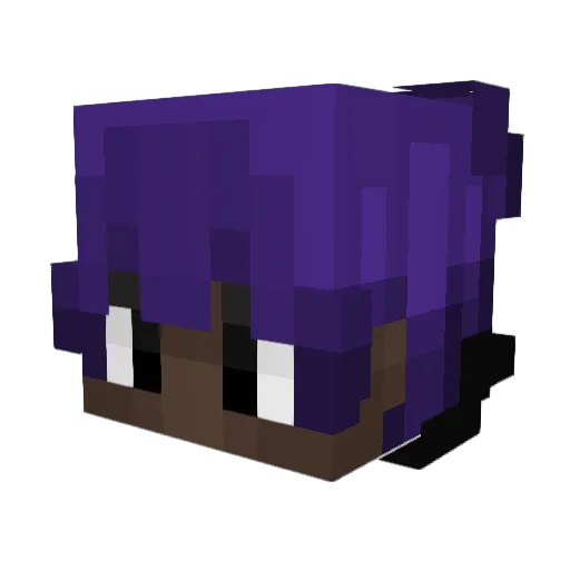 spoops25 Minecraft avatar head, 3D render