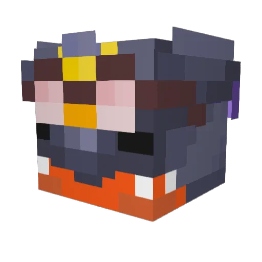 spoopsiess Minecraft avatar head, 3D render