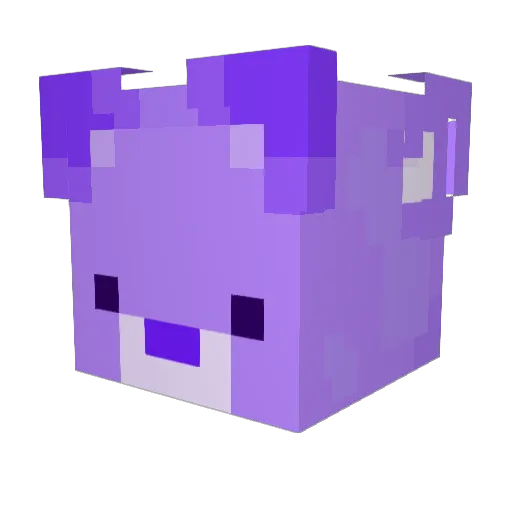 spoopyghos Minecraft avatar head, 3D render
