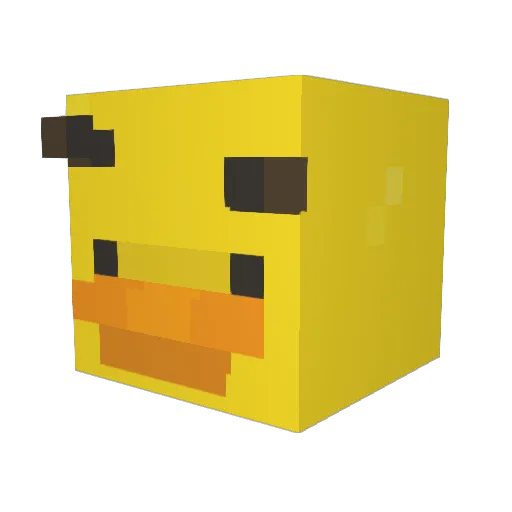 sporefreak Minecraft avatar head, 3D render