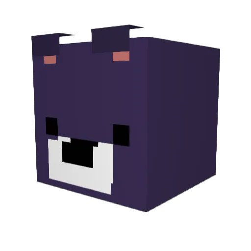 sportbeans Minecraft avatar head, 3D render