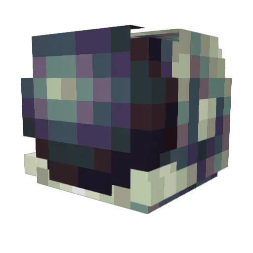 sportex Minecraft avatar head, 3D render