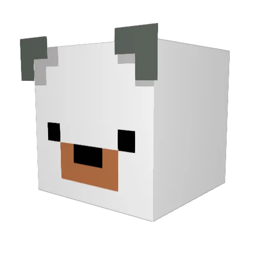 spotlightz84 Minecraft avatar head, 3D render