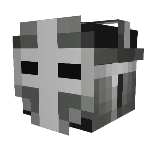 spotone Minecraft avatar head, 3D render