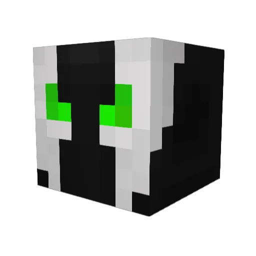 spown111 Minecraft avatar head, 3D render