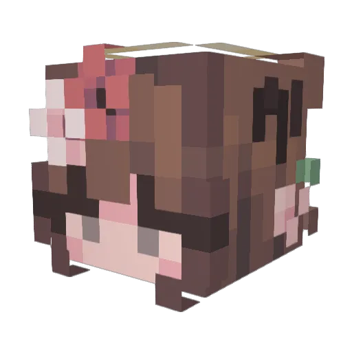 sppiderant Minecraft avatar head, 3D render