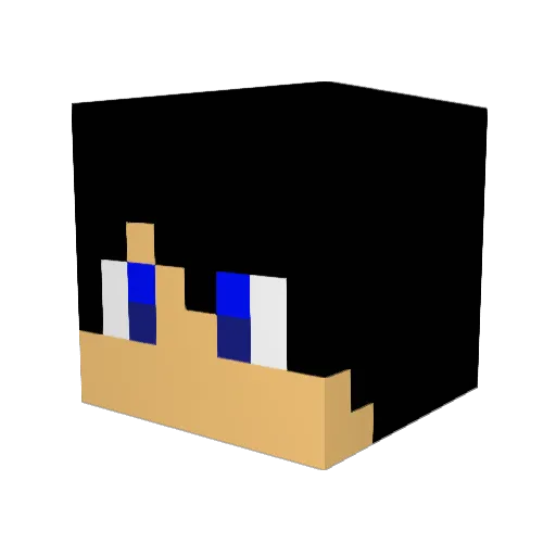spqrtony Minecraft avatar head, 3D render