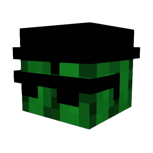 spragonis Minecraft avatar head, 3D render