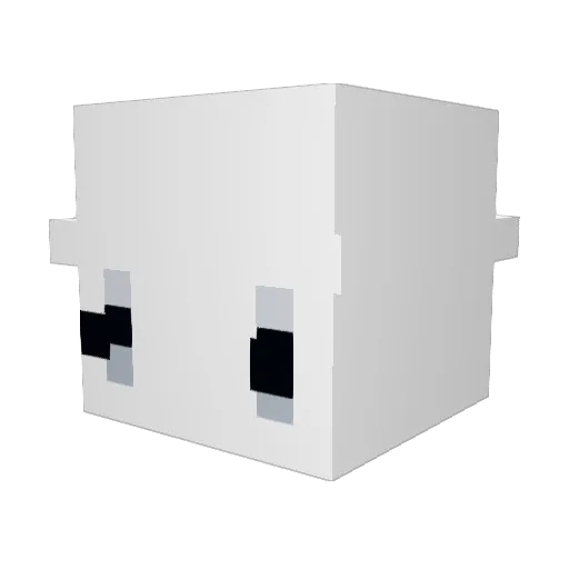 spraights Minecraft avatar head, 3D render