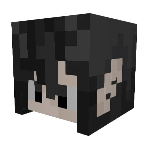 spratykid Minecraft avatar head, 3D render