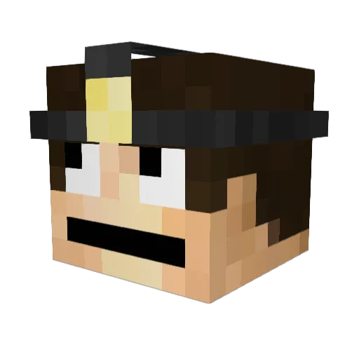 spraythe_hairr Minecraft avatar head, 3D render