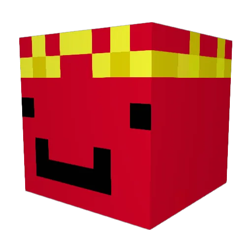 sprdamen Minecraft avatar head, 3D render