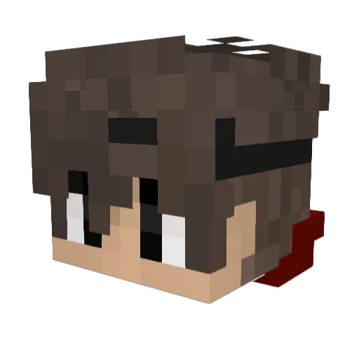 spreadeagle179 Minecraft avatar head, 3D render