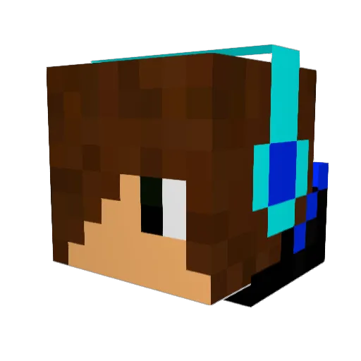 spress156 Minecraft avatar head, 3D render