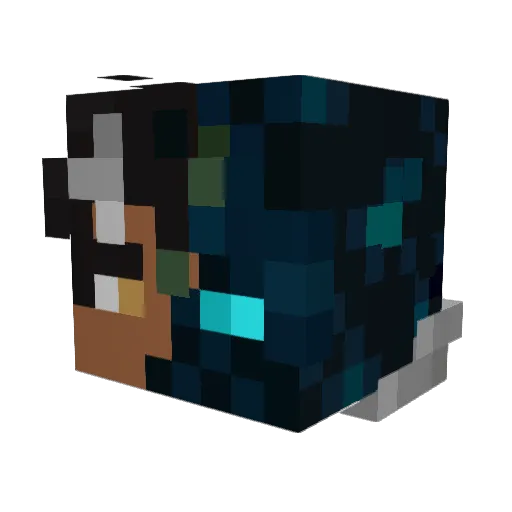 sprigols Minecraft avatar head, 3D render