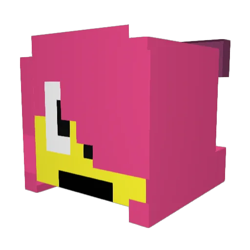 spriily Minecraft avatar head, 3D render