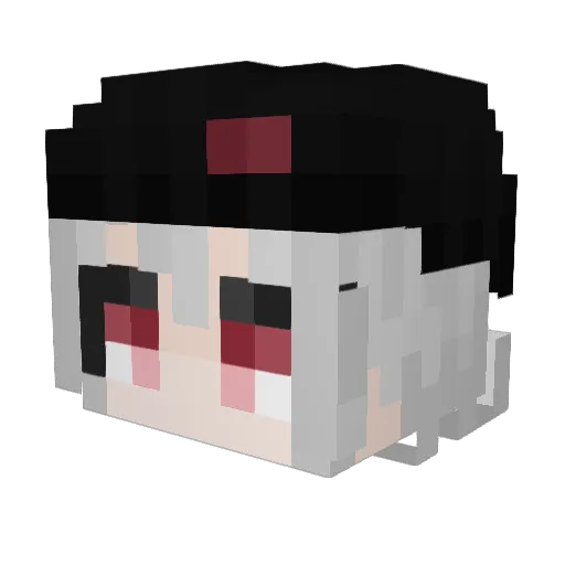 spriite27 Minecraft avatar head, 3D render