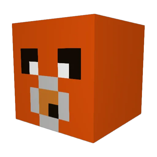 spring0728 Minecraft avatar head, 3D render