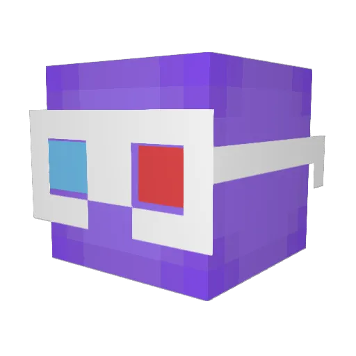 spring2010 Minecraft avatar head, 3D render