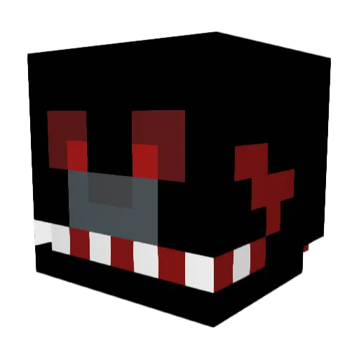 springboitrap Minecraft avatar head, 3D render