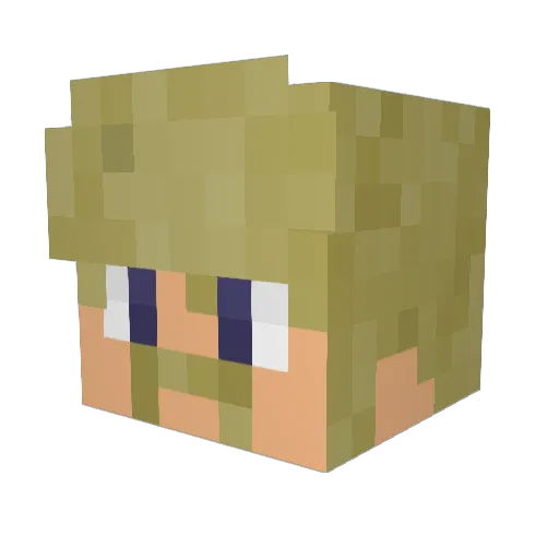 springbonnie99 Minecraft avatar head, 3D render