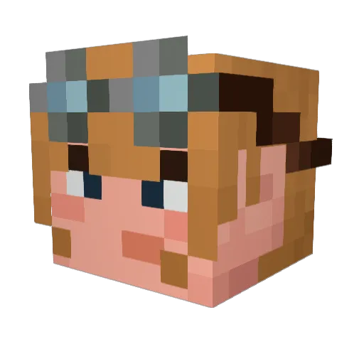 springonion4 Minecraft avatar head, 3D render