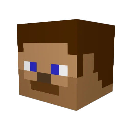sprinter408 Minecraft avatar head, 3D render