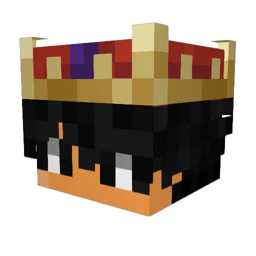 sprit158 Minecraft avatar head, 3D render