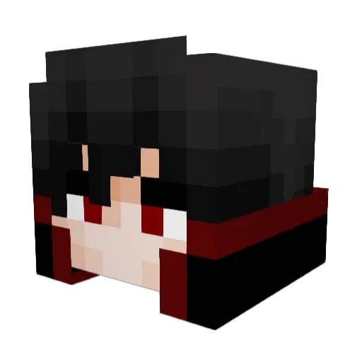 spritegum Minecraft avatar head, 3D render
