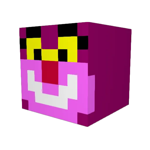 sprousie Minecraft avatar head, 3D render