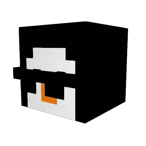 sproutteam Minecraft avatar head, 3D render