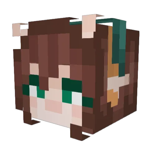 sproutzz Minecraft avatar head, 3D render