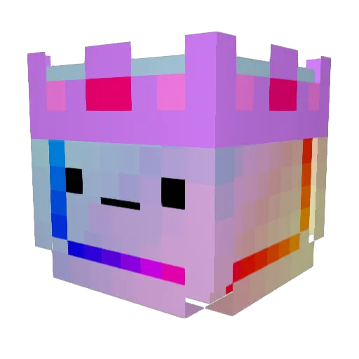 sptkgtg Minecraft avatar head, 3D render