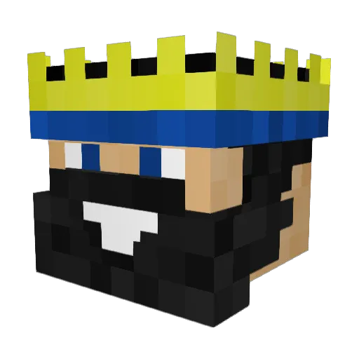 spud1705 Minecraft avatar head, 3D render
