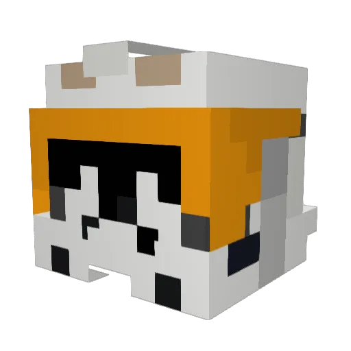 spudgun007 Minecraft avatar head, 3D render