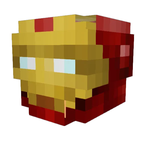 spudinthebuff Minecraft avatar head, 3D render