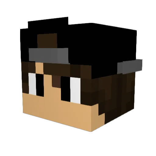 spukijs Minecraft avatar head, 3D render