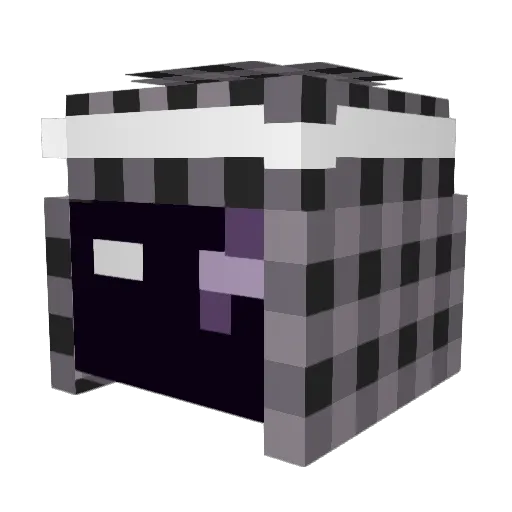 spunk Minecraft avatar head, 3D render