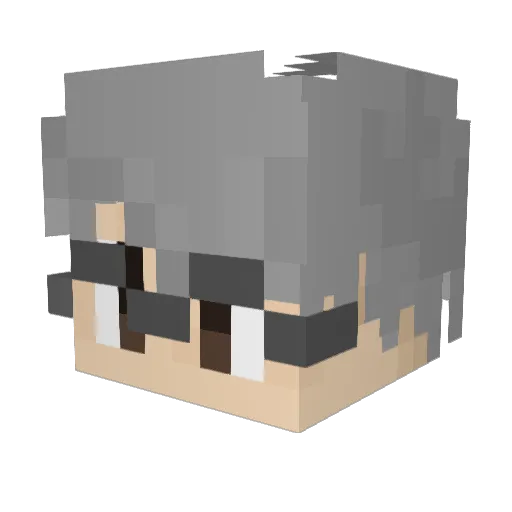 spy_CBT Minecraft avatar head, 3D render