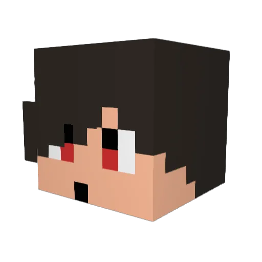 spy_fiZz Minecraft avatar head, 3D render