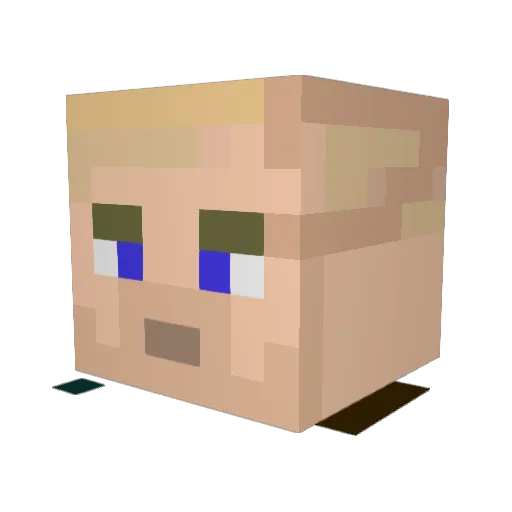 spy_gaming18 Minecraft avatar head, 3D render
