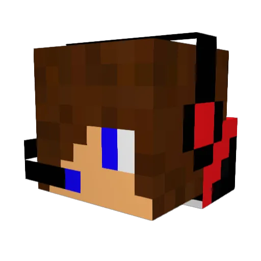 spyder1245 Minecraft avatar head, 3D render