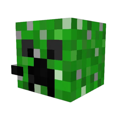 spyderr13 Minecraft avatar head, 3D render
