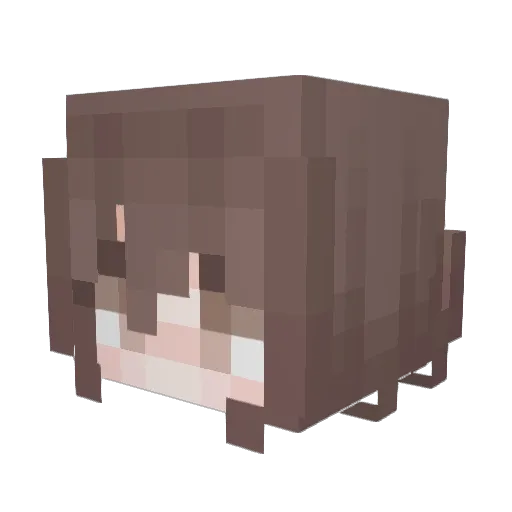 spygotch Minecraft avatar head, 3D render